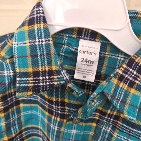 2/$15 New Carter's button down 24 m - Picture 3 of 4